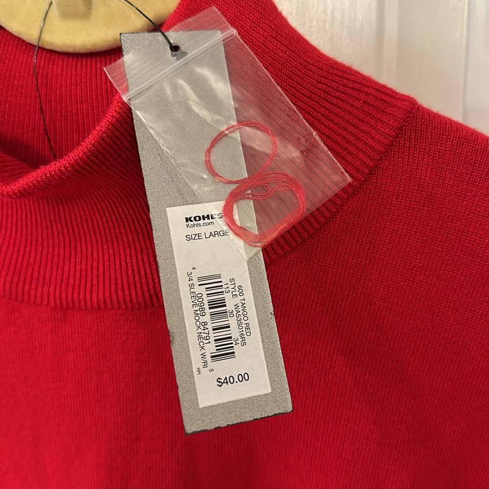 Red Sweater NWT - Picture 2 of 6